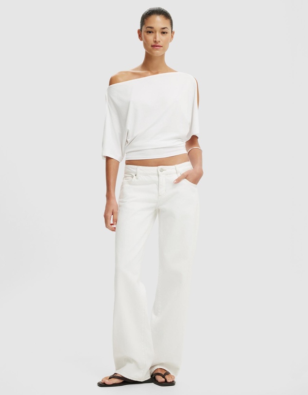 Cotton On - Sonny Cold Shoulder Short Sleeve Top