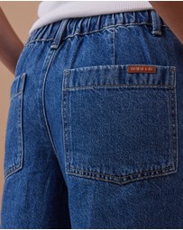 Ceres Life - Sylvie Longline Pleat Denim Short