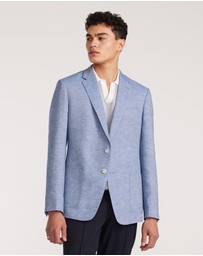Calibre - Lyocell Linen Blazer Blue