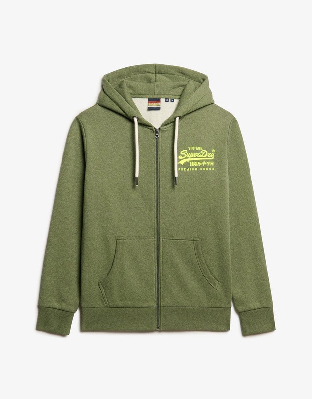 Superdry - Neon Vintage Logo Graphic Ziphood
