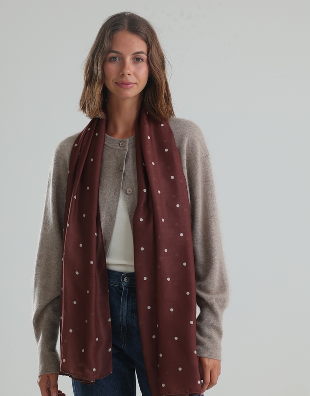 Morgan & Taylor - June Light-Weight Scarf in Brown