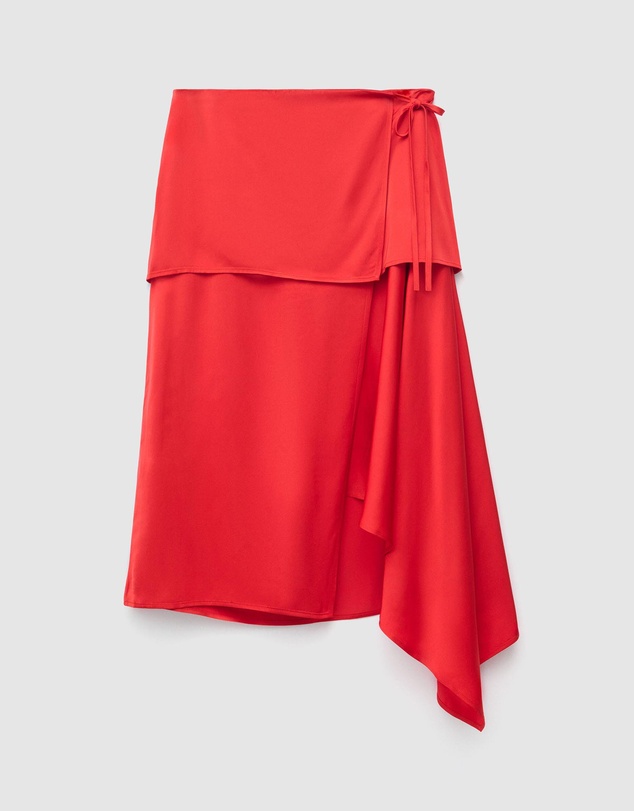 & Other Stories - Layered Panel Wrap Skirt