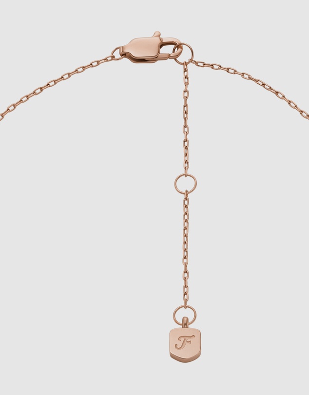 Fossil - Merrit Rose Gold tone Necklace