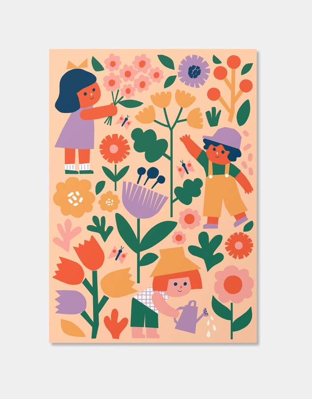 Journey Of Something - Kids Paint by Numbers - Flower Patch