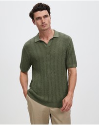 Staple Superior - Jeremiah Organic Cotton Polo Knit Top