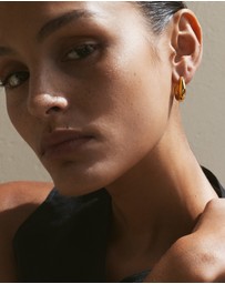 SAINT VALENTINE - Positano Large Hoops - Gold
