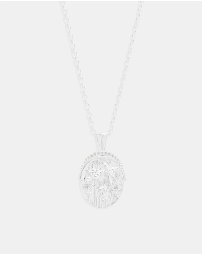 By Charlotte - Silver Everything You Are Is Enough Small Necklace