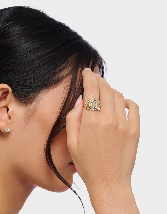 THOMAS SABO - THOMAS SABO Lovely Daisy Cocktail Ring in Gold