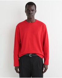 COS - Relaxed Jersey Interlock Long Sleeve T-Shirt