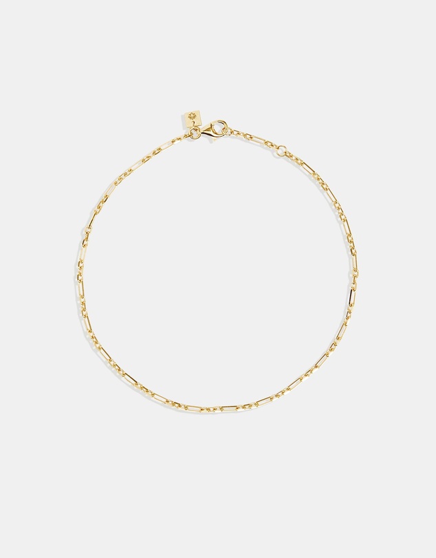 By Charlotte - Mixed Link Chain Anklet