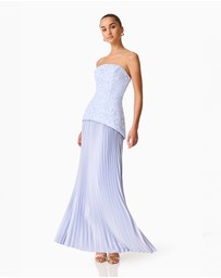 Elliatt - Lacy Strapless Gown