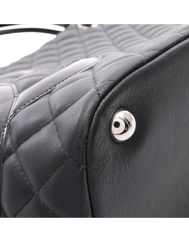 Pre-Loved by Azura Reborn - Pre-Loved Large Lambskin Cambon Ligne Tote
