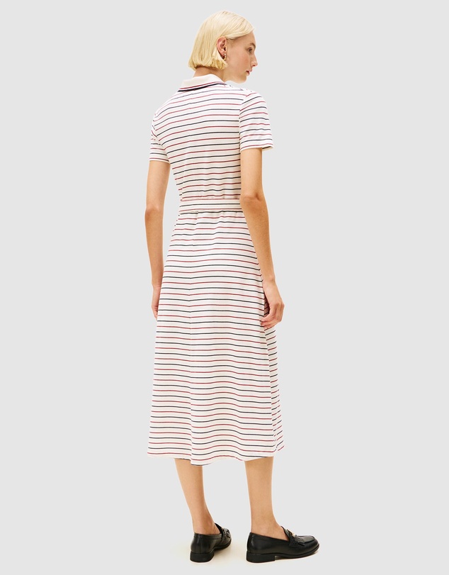 Tommy Hilfiger - Tipping Co Midi Polo Dress
