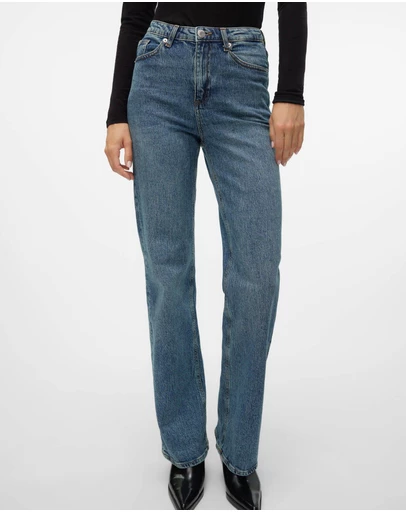 Vero Moda - Tessa High Waisted Straight Jeans