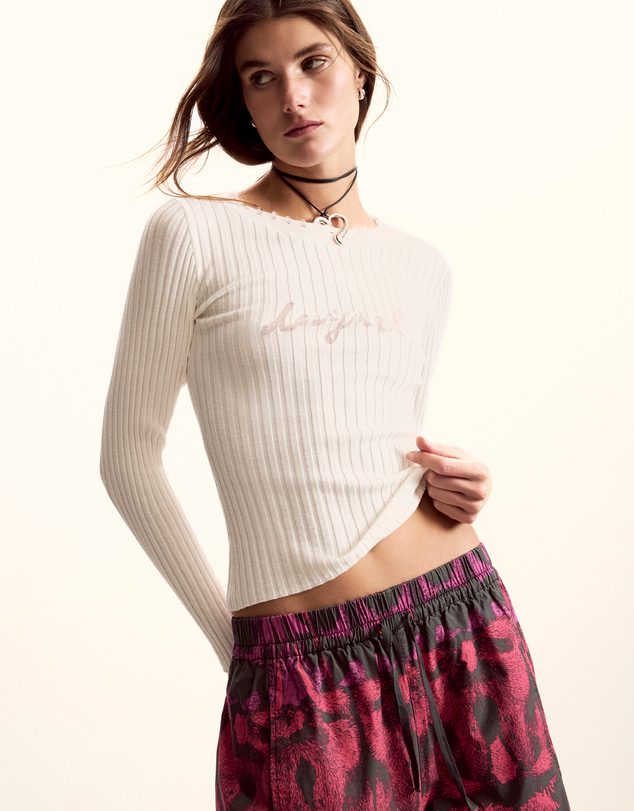Desigual - Wide trousers designed by Mr. Christian Lacroix