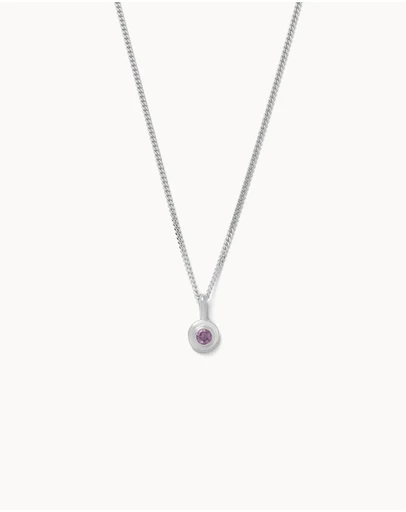Kirstin Ash - Birthstone Necklace February Amethyst