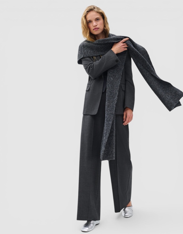 rag & bone - Irina Stripe High-Rise Tailored Pant