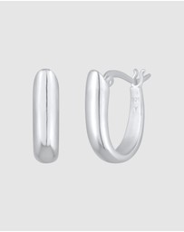 Elli Jewelry - Earrings Hoops Everday 925 Sterling Silver