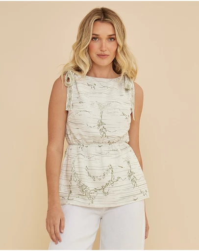 Amelius - Eden Shoulder Tie Top