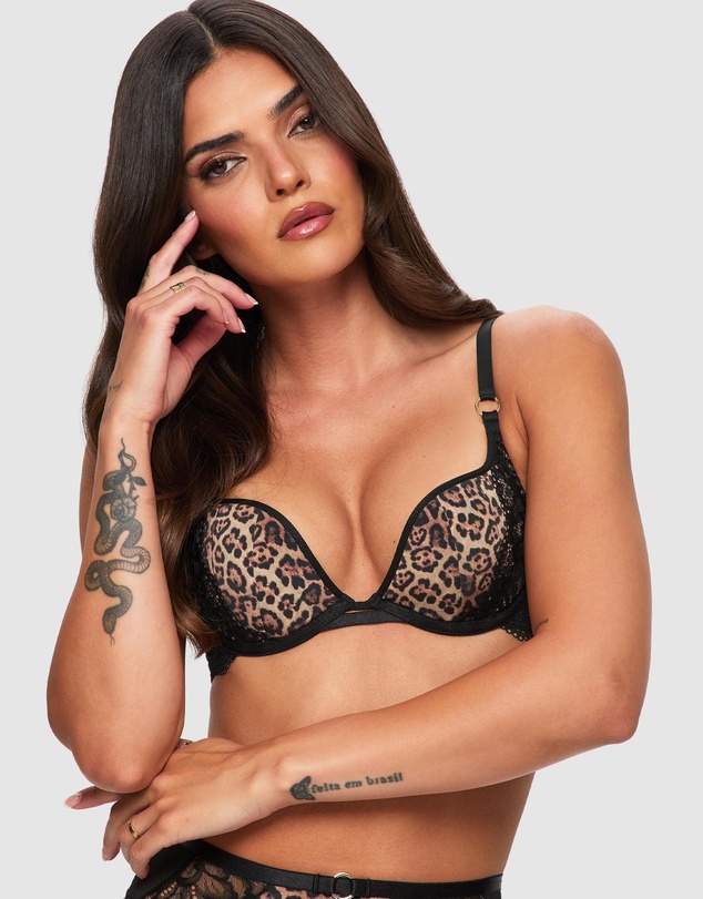 Ann Summers - Feline Fantasy Padded Plunge Multi