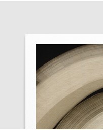 Olive et Oriel - Beige Strokes No 3 by Treechild Art Print