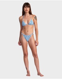 RVCA - Sprinkles Double Strap Skimpy Bikini Bottom