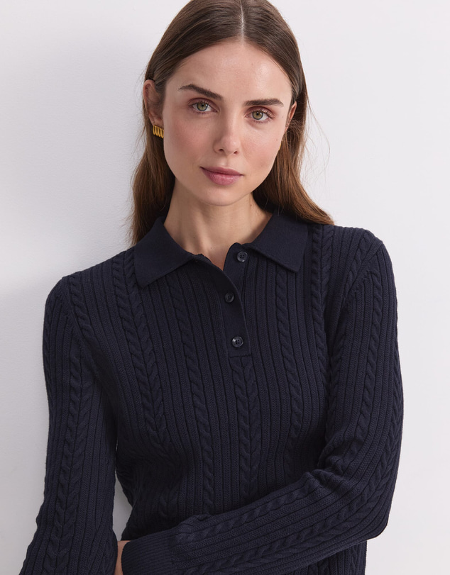 Sportscraft - Elka Baby Cable Polo