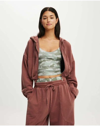 Cotton On Body Active - Active Fleece Bubble Zip Through