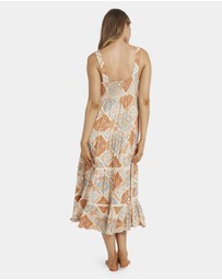 Billabong - Womens Forever Folk Shine Midi Dress
