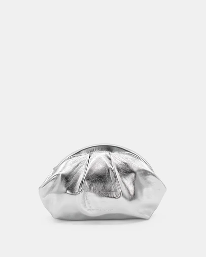 Morgan & Taylor - Annette Clutch in Metalic Silver