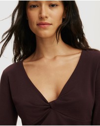 Cotton On Body - Dreamy Soft Twist Detail Top