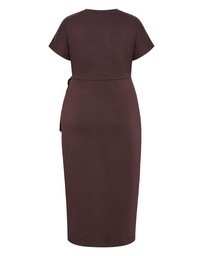 City Chic - Mae Side Tie Midi Dress