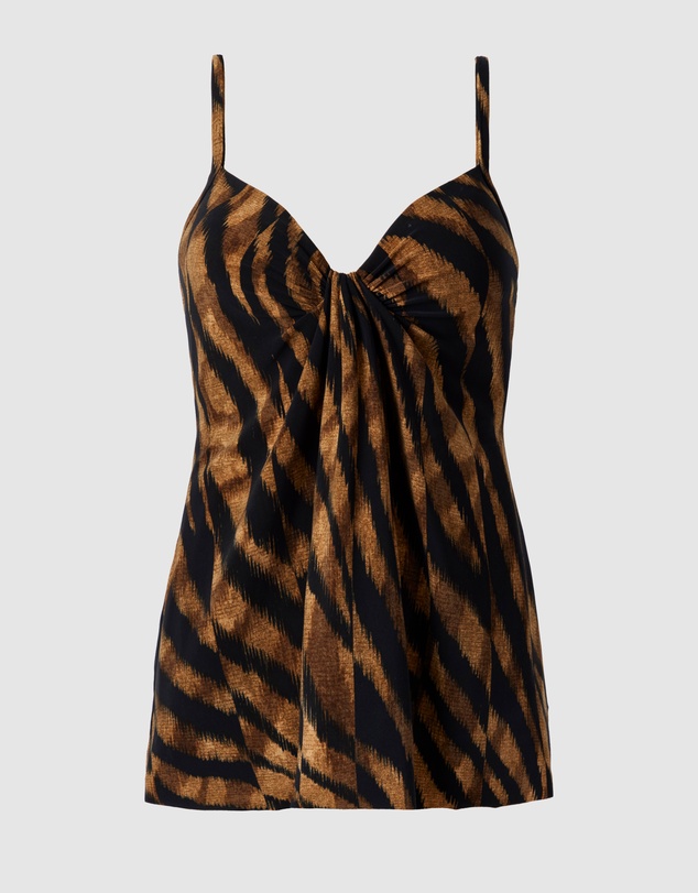 Miraclesuit Swimwear  - Raya de Safari Marina Underwire Padded Tankini Top
