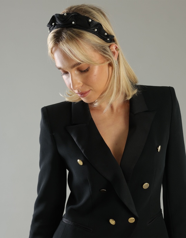 Morgan & Taylor - Bianca Headband in Black