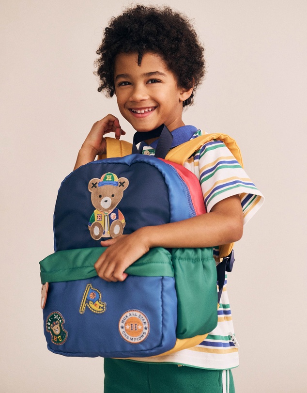 Huxbaby - Hux Colour Block Varsity Backpack - Babies-Kids