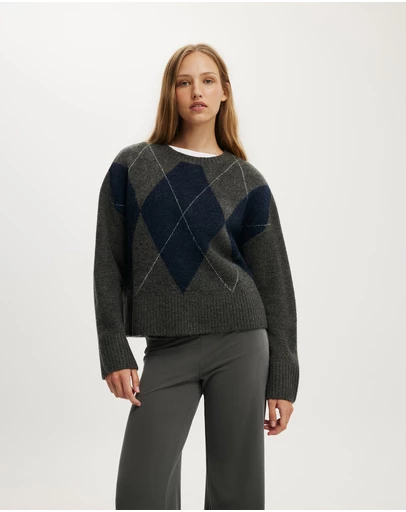 Cotton On - Luxe Crew Neck Sweater