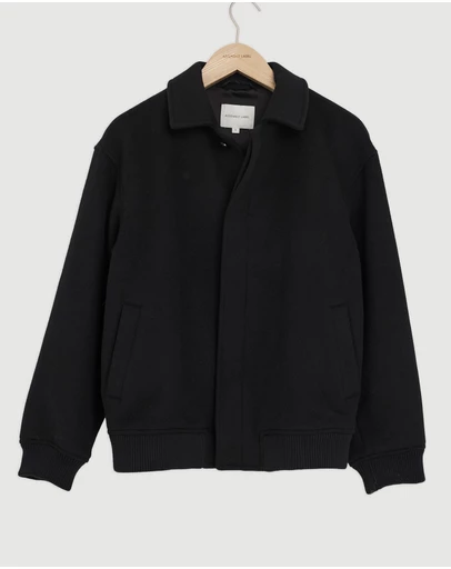 Revibe - Repaired Assembly Label Wool Blend Mens Jackets