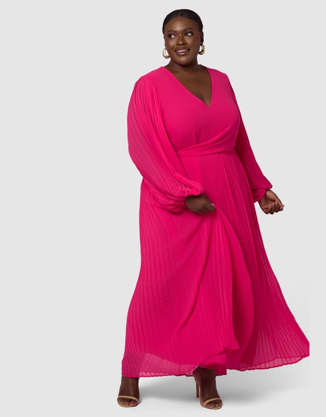 Pink Dusk by Curve Project - Seduce Maxi Dress