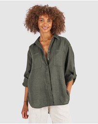 CAMIXA - Luna Oversize Linen Shirt