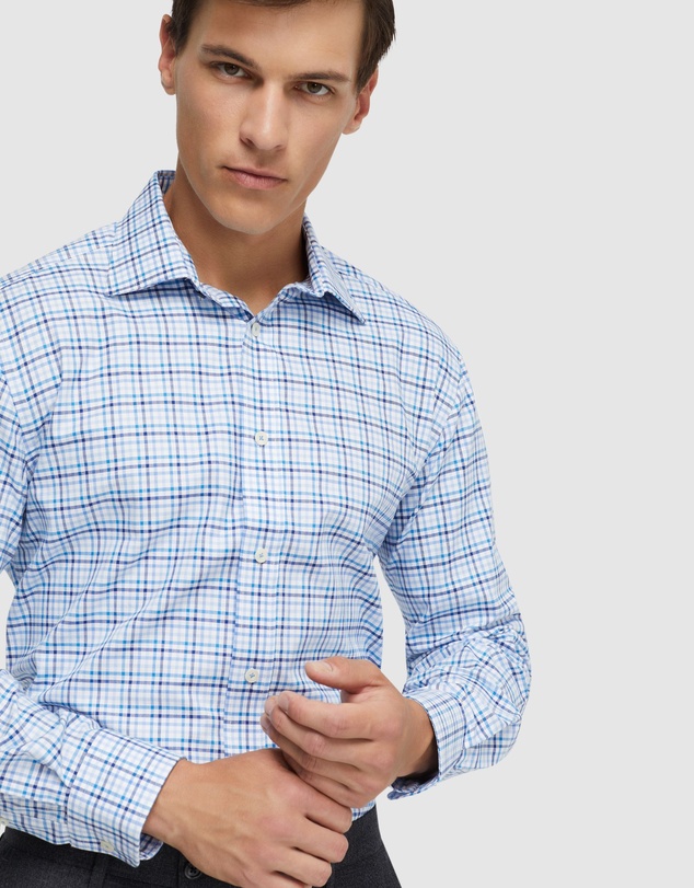 Oxford - Islington Cotton Small Check Shirt