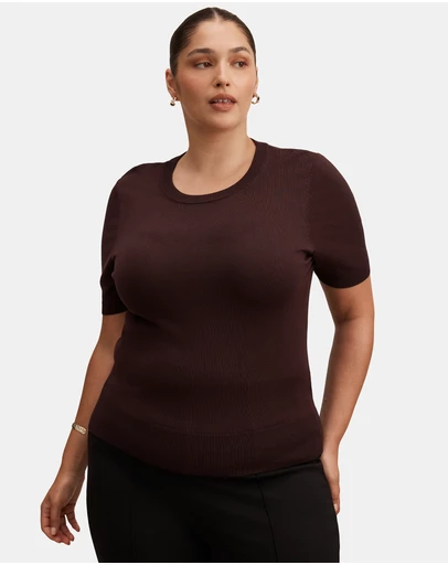 Forever New Curve - Maisie Curve Short Sleeves T-shirt