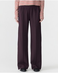 Bassike - Wide Leg Athletic Tape Pants