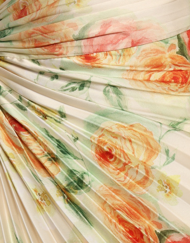Petal & Pup - Kleo One Shoulder Maxi Dress - Yellow Floral