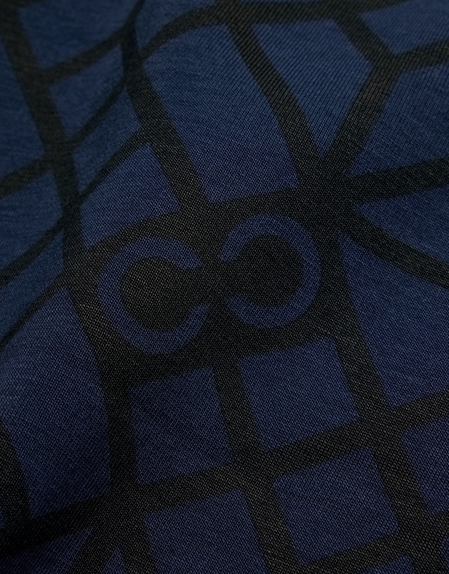 Calibre - Monogram Print Sweatshorts Mid Blue