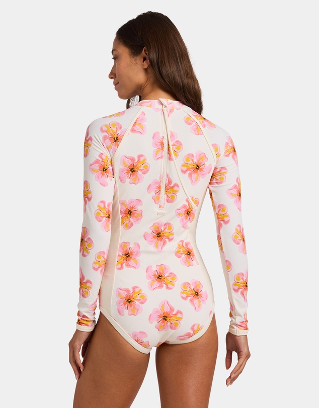 Roxy - Womens Hibiscus Long Sleeve One Piece