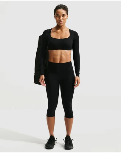 Nike - Zenvy Light-Support Padded LS Sports Bra