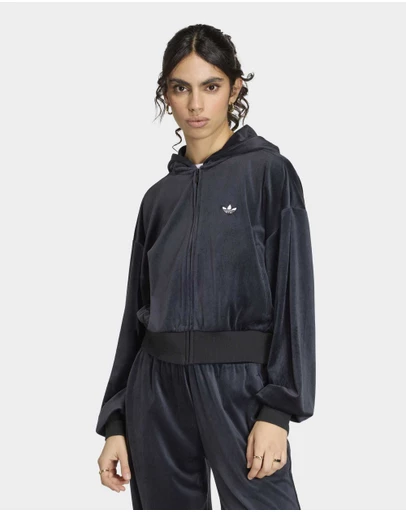 adidas Originals - ESSENTIALS VELOUR TRACK TOP Womens