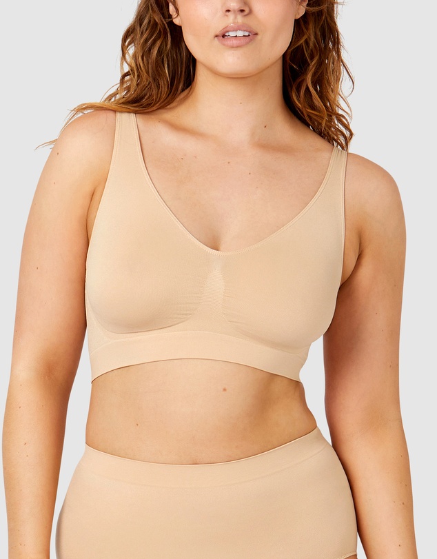 Ambra - 2 Pack Bare Essentials Recycled Nylon Shaper Bra