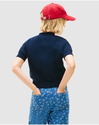 Tommy Hilfiger - Short Sleeve Chenille Sweater - Kids