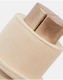 Wolf - Wolf Palermo Double Watch Roll+Pouch Rose Gold